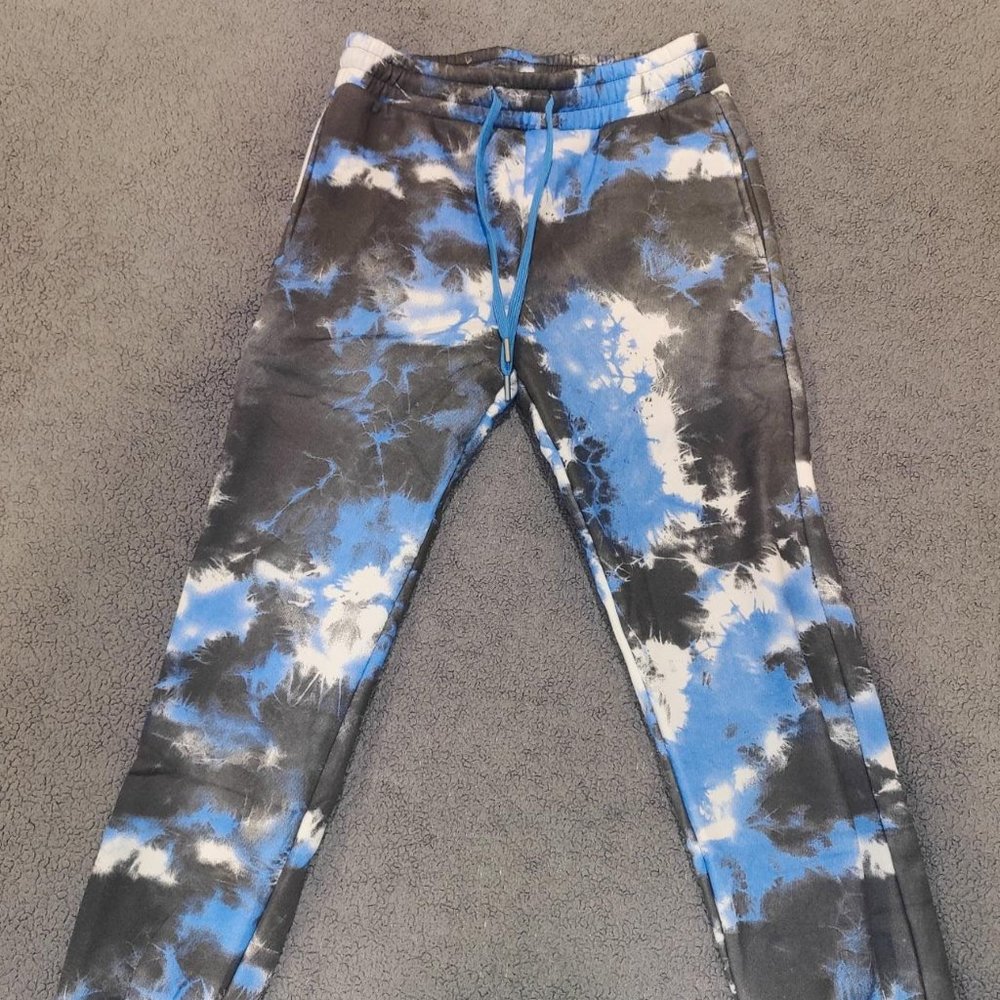 Blue trousers for men and women